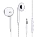 Produktbild Galaxy Kopfhörer In-ear Ohrhörer mit Mikrofon & Lautstärkenregler,Sport Kopfhörer für iphone 4 5 6 plus ipad air mini 1 2 3, 3.5mm Klinke Verkabelt Kopfhörer für Galaxy S4 S5 S6 S7 Note edge.( (Weiß)
