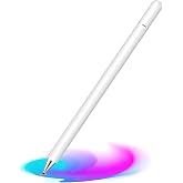 Dokunmatik Passive Stylus Kalem Tablet Telefon Bilgisayar Kalemi 2 in 1 Beyaz