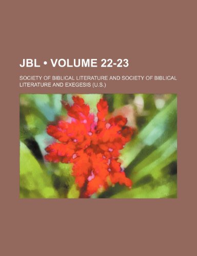 Preisvergleich Produktbild Jbl (Volume 22-23 )