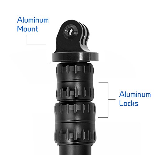 SANDMARC Pole - Compact Edition: 25-64 cm Waterproof Pole (Selfie Stick) for GoPro Hero 8, Max, 7, 6, Fusion, Hero 5, 4… - Image 6