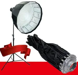 Beauty Dish Soft Box with Grid & Deflector Size 100cm Elinchrom Mount by Shlok Enterprise