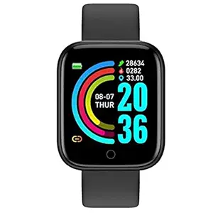 Tokdis Smart Band MX-5 Pro ? Fitness Band, 1.5-inch Color Display, USB Charging, 5 Days Battery Life, Activity Tracker, Men?s and Women?s Health Tracking, V5, Black Strap