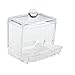 Voberry® 1 Clear Pcs Q-tip Swab Acrylic Cotton Organizer Box Cosmetic Stick Holder Storage