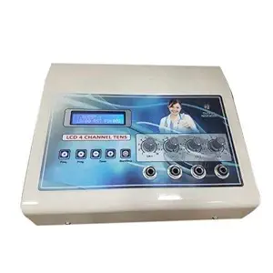 WHC Wellness Health Cure Digital 4 Channel LCD Display Tens Therapy for Pain Relief