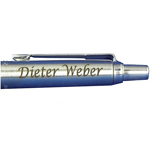 Parker Kugelschreiber Jotter K 61 Edelstahl mit GRAVUR + 1 Systemmine schwarz extra inkl. Geschenkverpackung - 3