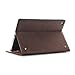 Price comparison product image Miya Case for New iPad mini 5 2019 (7.9", 5th Generation), Vintage Book Style PU Leather Stand Folio Smart Cover with Wallet Pocket/Card Slot for iPad mini 5 & iPad Mini 4, Dark Brown