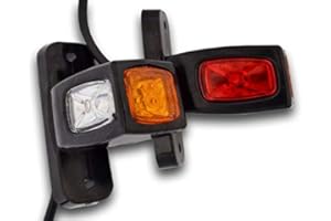 ARDILLION 2 x 12V 24V SIDE MARKER CLEARANCE LIGHTS DIRECTION INDICATORS OUTLINE POSITION LAMPS TRUCK TRAILER LORRY VAN PICKUP WAGON CHASSIS BUS TRACTOR CAR CAMPER CARAVAN MOTORHOME MULTI-VOLT CUSTOM UNIVERSAL