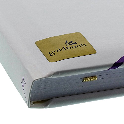Goldbuch Hochzeitsalbum, 23x25cm, 176 Seiten mit Pergamin, Ja, Weiß/Flieder, 48021 - 4