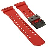 Casio G-Shock Protection Ersatzband rot Uhrenarmband Resin Band GA-400-4B > GA-400