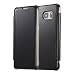 Produktbild Galaxy S7 Edge Handyhülle,Grandcaser Samsung S7 Edge Spiegel Flip Schutzhülle Etui Clear View Luxus Handy Case für Samsung Galaxy S7 Edge (2016) - Schwarz