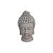 Produktbild homea 5dej1315cr Statue Zeichnung Buddha-Kopf Magnesia Weiß 20 x 20 x 32 cm