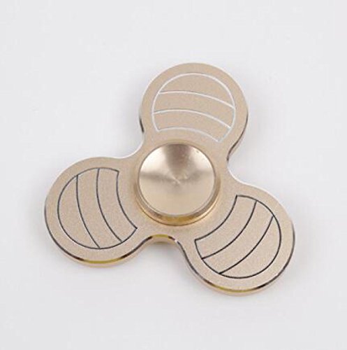YIHANG @ Fidget Spinner Triangle Fingertip Gyroscope Finger Spiral High Speed Focus Super Durable Decompression Toys,Gold YIHANG @ Fidget Spinner Triangle Fingertip Gyroscope Finger Spiral High Speed Focus Super Durable Decompression Toys,Gold