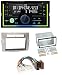 Produktbild caraudio24 JVC KW-R930BT MP3 Bluetooth USB CD 2DIN AUX Autoradio für Toyota Corolla Verso 04-09 Silber