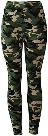 Women's Leggings - Camo beige, One Size 10-14, M/L