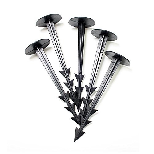 100 Stück Erdanker Bodenanker Erdnägel für Gartenvlies Sandkastenabdekung Unkrautvlies Maulwurfnetz Allzweckplane EXTRA STARK