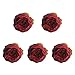 Produktbild Ablerfly Künstliche Pfingstrose, 10 cm, für Hochzeit, Party, Heimdekoration, Heirat, Schuhe, Hüte, Accessoires, Kunstblumen, 5 Stück, rot