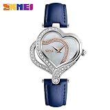 Man-hj Mode Pearl Dial Ladies Watch Armband wasserdicht Student Damen Quarzuhr Uhren