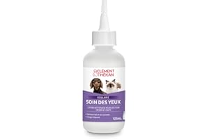 Clément Thékan - Lotion nettoyante pour les yeux pour chiens et chats - Soin des yeux 125 mL