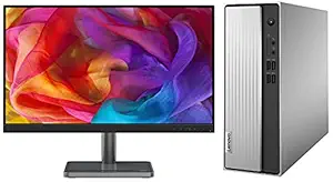 Lenovo IdeaCentre 3 Desktop (10th Gen Intel Core i3-10100/8GB/256GB SSD/Win10/MS Office/WiFi 5/Bluetooth 5.0) 90NB00DDIN + Lenovo L-Series 23.8