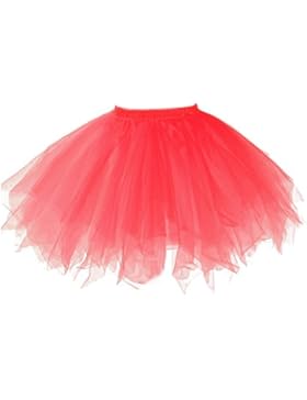 Tutu Frauen und Mädchen Ballettröckchen Röcke Prinzessin Ballett Pettiskirt Performing Dress Dancewear Unterröcke