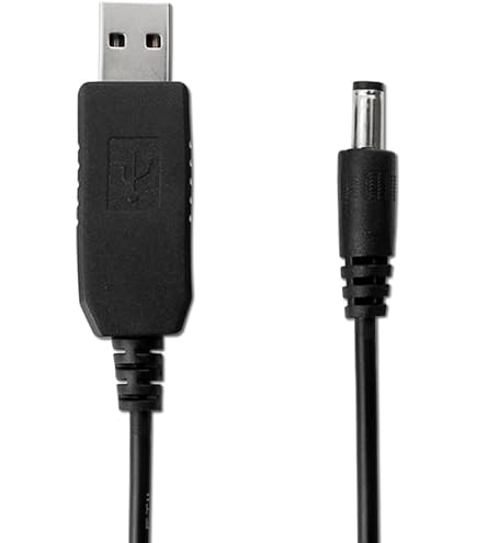 HALJIA cavo USB a DC 5V a 9V DC modulo convertitore di alimentazione Step-Up jack maschio cavo adattatore di ricarica 5.5x2.1mm per altoparlante