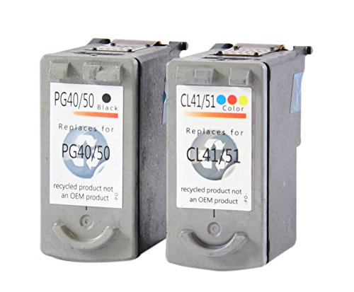 2 Druckerpatronen kompatibel für Canon PG-40 CL-41 - 2
