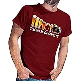 Floweworld T-Shirt für Männer Herren Summer New Beer Printed Kurzarm Top Lässige Mode und Bequeme Bluse