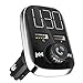 Produktbild FM transmitter GRDE Bluetooth 4.2 FM TransmitterWireless Radio Adapter freisprecheinrichtung Car Kit mit 2 USB Ladegerät 5V/2,4A U Disk TF Karte Slot AUX-Eingang für Handy iPhone 8/8 Plus IOS Andriod