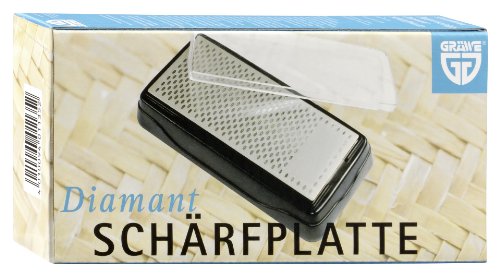 GRÄWE® Diamant Schärfplatte Körnung 360 / 600 inkl. Halter SHARPHOME - 3