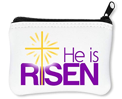 Preisvergleich Produktbild He is Risen Reißverschluss-Geldbörse Brieftasche Geldbörse