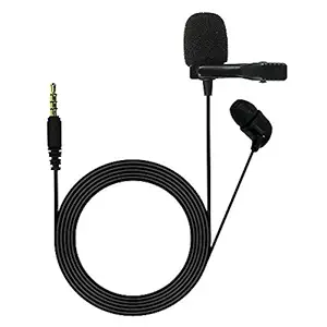 (Renewed) JBL Commercial CSLM20 Omnidirectional Lavalier Microphone, Earphone for calls, Video Conferences, and Monitoring