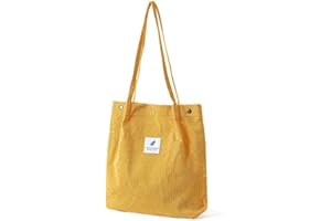 APUKESE Tote bag Bolso de Hombro de Pana: Elegante, Duradero y Versátil - Bolso de Mujer con Bolsillos Internos - Ideal para Trabajo, Compras, Viajes y Uso Diario…