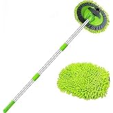 Smartizi Araba Yıkama Fır&ccedil;ası,Araba Mopu, Paspas Temizleme Aleti Uzun Saplı Yıkama Detaylandırma Fır&ccedil;ası,Mikrofiber Temizleme
