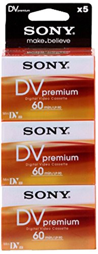 Price comparison product image Sony 5DVM60PR DV Camcorder Tape (Pack of 5)