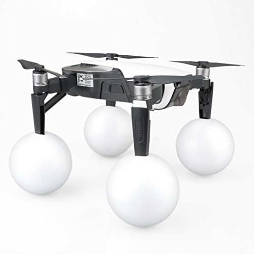 Preisvergleich Produktbild DJI-Mavic-Air-Zubehör: Diadia-Landezubehör, Beinerweiterungen für Wasserlandung, Notfall-Schwimmbälle für DJI Mavic Air (4 x Landezubehörbeine + 4 x Auftriebsbälle).