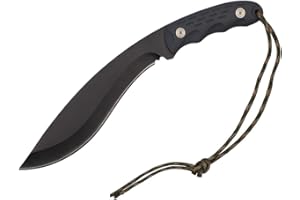 ‎KS-11 KS-11 Kukri Machete – Messer Outdoor – Gesamtlänge 30 cm ideal als Buschmesser Machete scharf echt – 420er Klinge mit Full-Tang Konstruktion - Survival Messer - Bushcraft