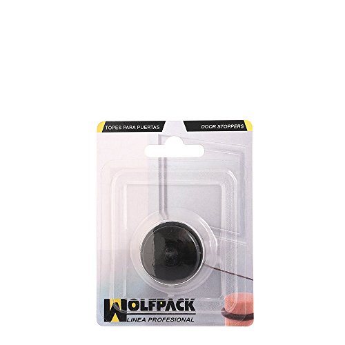 Wolfpack 5320310 Klebender Türstopper, rund, aus Sapelly-Mahagony - 2