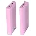 EasyÂ® 20000mah External Battery Power Bank, Portable Charger Backup Pack with LED Powerful Dual USB for Iphone 6s 6 Plus Ipad Samsung Galaxy and More (Pink) RS.3249.00
