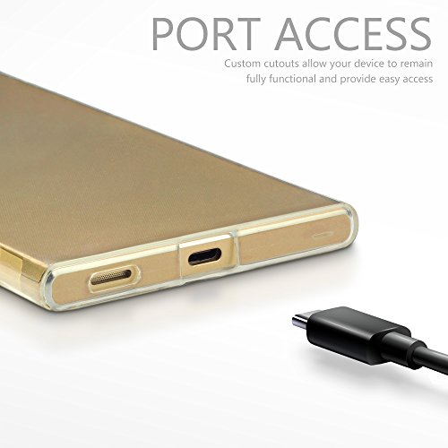 Sony Xperia XA1 Ultra Funda Protectiva de Silicona Gel TPU estrecha - Claro