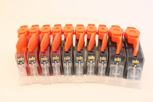 10x Canon Pixma MX870 Kompatible Druckerpatronen – Cyan / Gelb / Magenta / Schwarz- PATRONEN MIT CHIP - 2