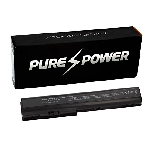 PURE⚡POWER® EXTENDED Laptop Akku für HP Pavilion dv7-3010sg (14.4V, 6600 mAh, schwarz, 12 Zellen)