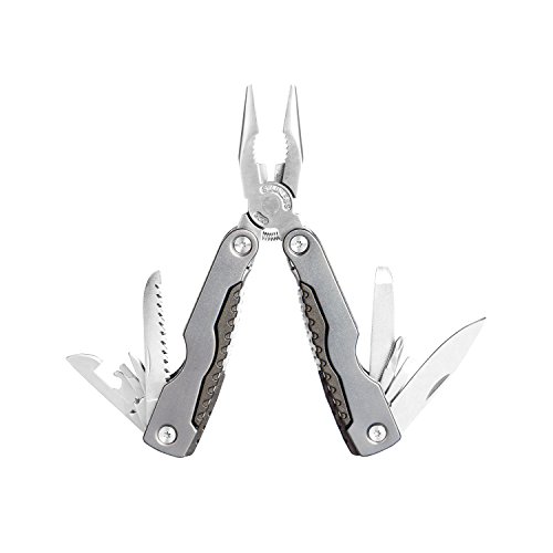 TeamMechanix Multifunktionszange, 12-in-1 Funktionen, inklusive Hülle