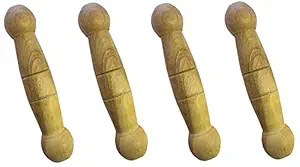 PAL MUSIC HOUSE Tabla Peg Gatta for Big Drum Duggi (Wooden Shade) - Set of 4 Pegs