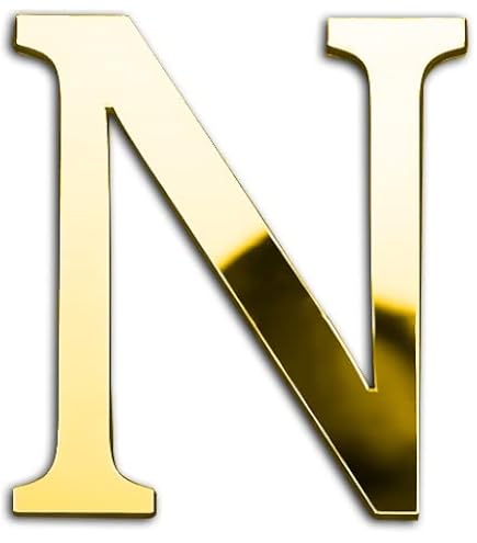 ZoTuoART 3D goud verdikking acryl spiegel letters