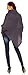 Zeta Ville Maternity Women's Chunky Cable Knit Sweater Poncho Rolled Neck - 312c (Graphite, ONE SIZE UK 8/10/12)
