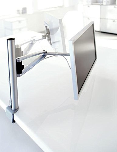 Novus Dahle 910+2089+000 Monitorhalterung, Metall, silber, 10 x 40 x 9 cm - 5