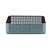 Produktbild Normann Copenhagen NIC Nac Organizer Aufbewahrungsbox H 6cm, blau grün pulverbeschichtet LxBxH 22,5x22,5x6cm