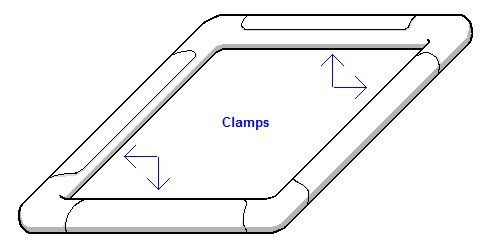 Q-Snap Stickrahmen – 27 x27 cm – Der perfekte Stickrahmen - 2