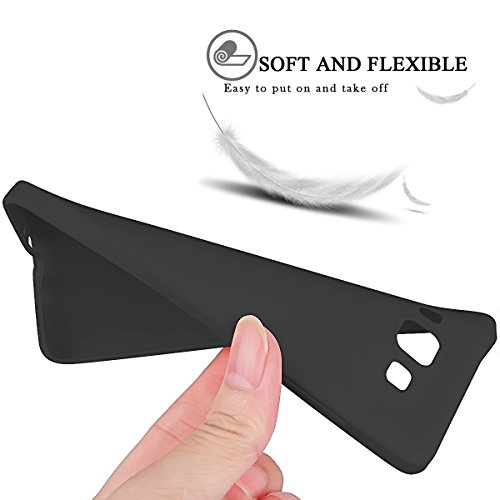 Funda Galaxy A5 2015  Galaxy A5 2015 Carcasa  SpiritSun Soft Carcasa Funda Dise  o Mate Opaco Ultrafina TPU Bumper para Samsung Galaxy A5 2015  5 0 pulgadas  Suave Silicona Piel Carcasa Ultra Delgado y Ligero Goma Flexible Anti-ara  azos Anti Golpes Parachoques Protectora Carcasa - Negro