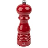 PEUGEOT - Paris u'Select Pepper Mill 18 cm with 6 Grinding Settings PEFC Certified Wood Made in France Red